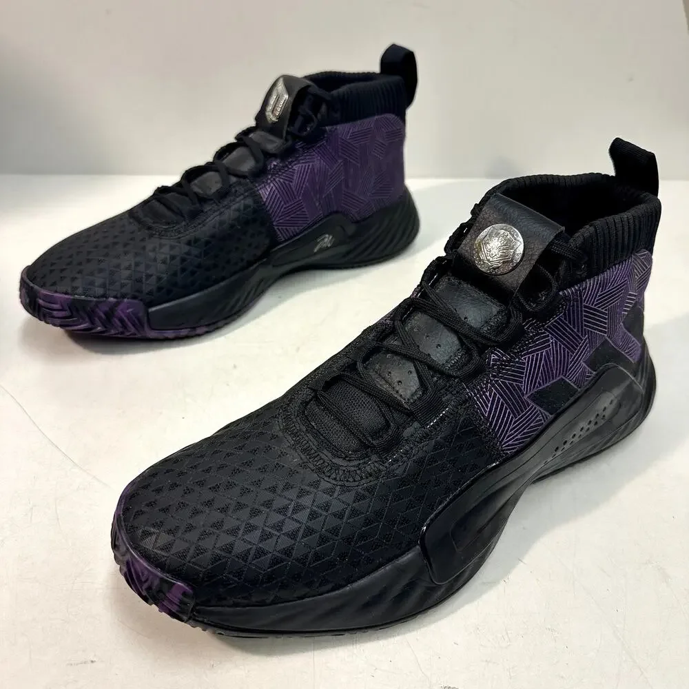 EUC adidas Dame 5 Marvel Black Panther Heroes Among Us Damian Lillard Wakanda 12